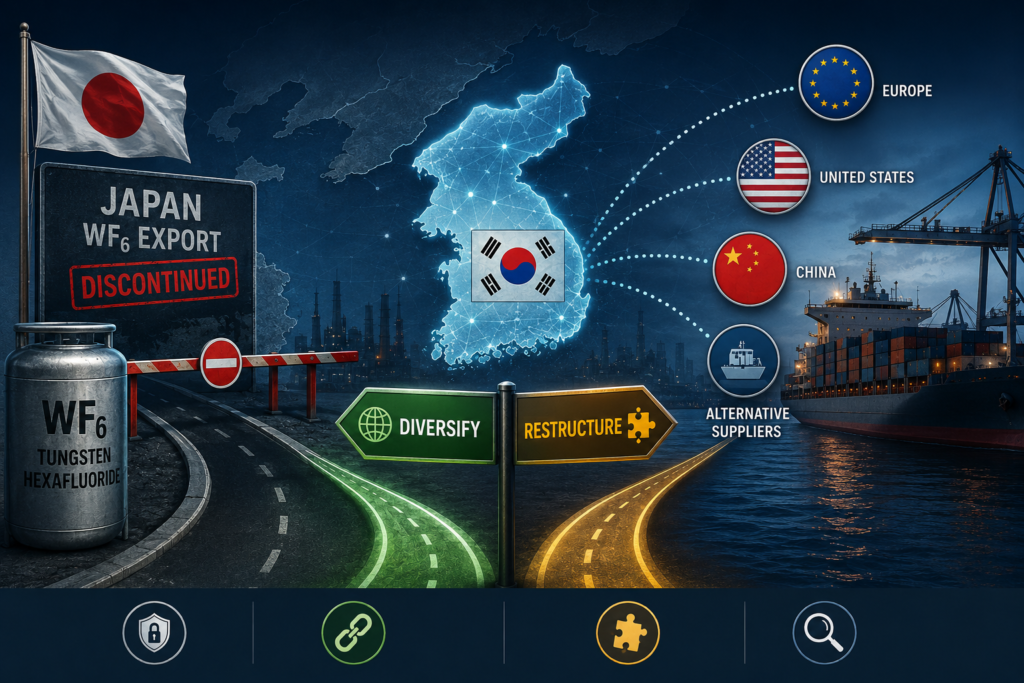 Beyond Japan’s WF₆ Exit: Is South Korea Diversifying Its Supply Chain or Simply Restructuring It? 